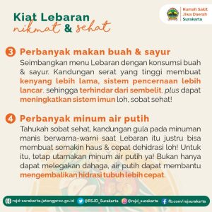 kiat lebaran nikmat & sehat